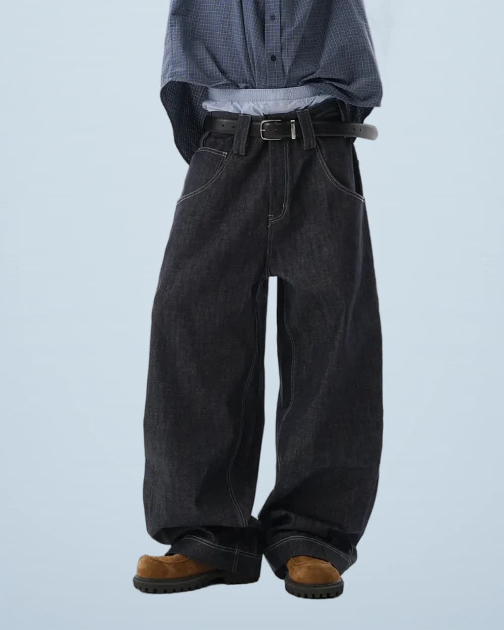 Baggy 90s Denim Skater Pants