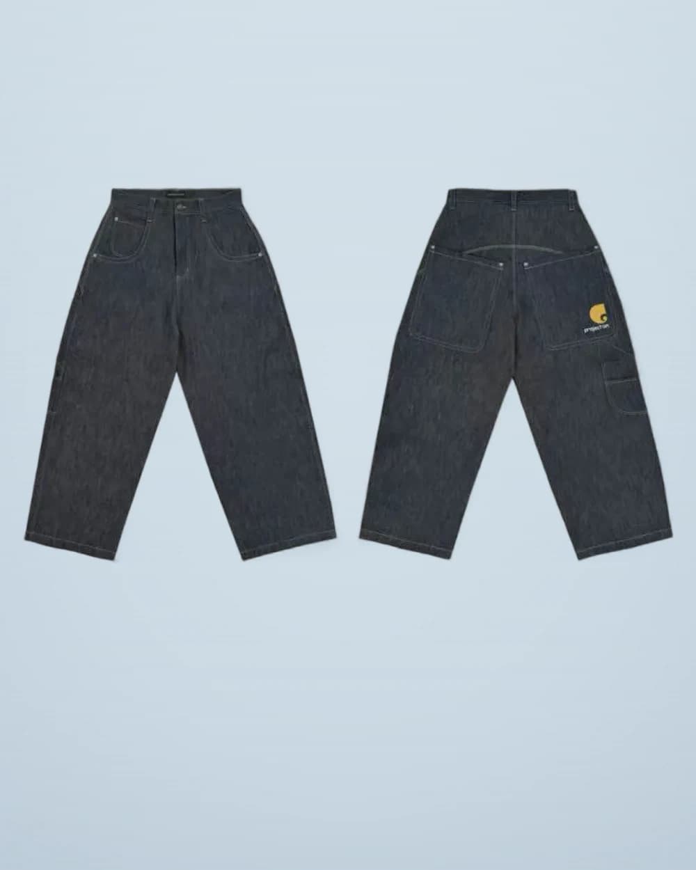 × Grailz Vintage Washed Denim Overalls