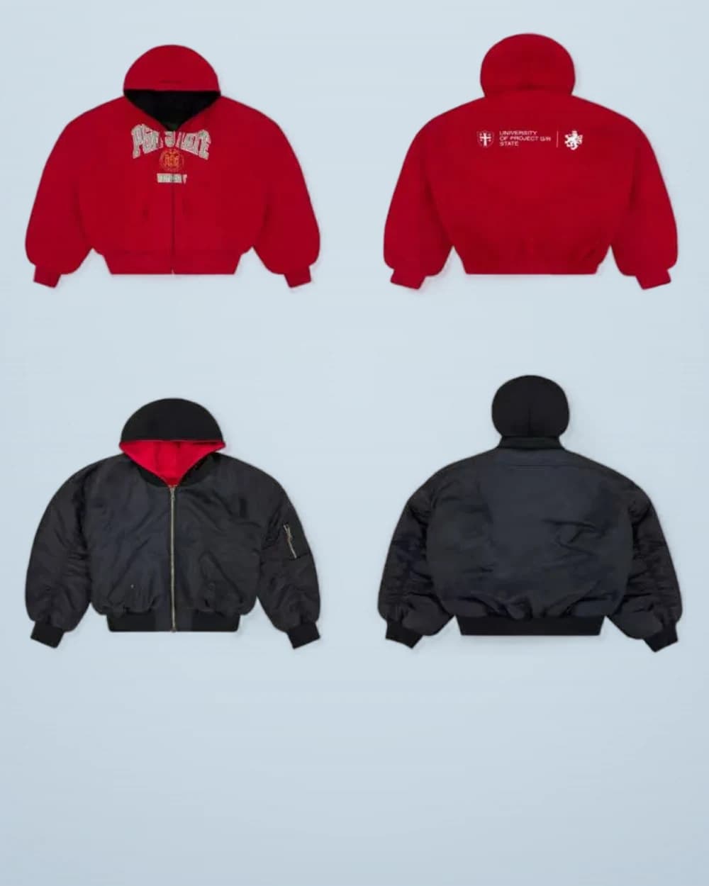 × Grailz Reversible Oversized MA-1 Bomber Jacket
