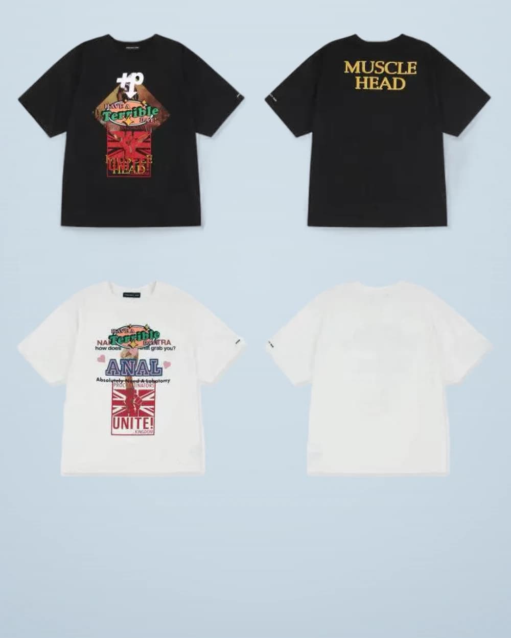× Grailz Distressed Fist Print Tee
