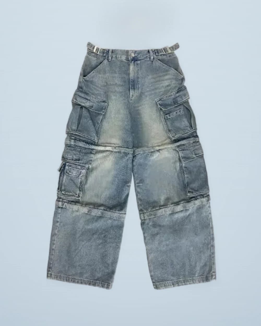 × Grailz 3-in-1 Distressed Convertible Cargo Pants