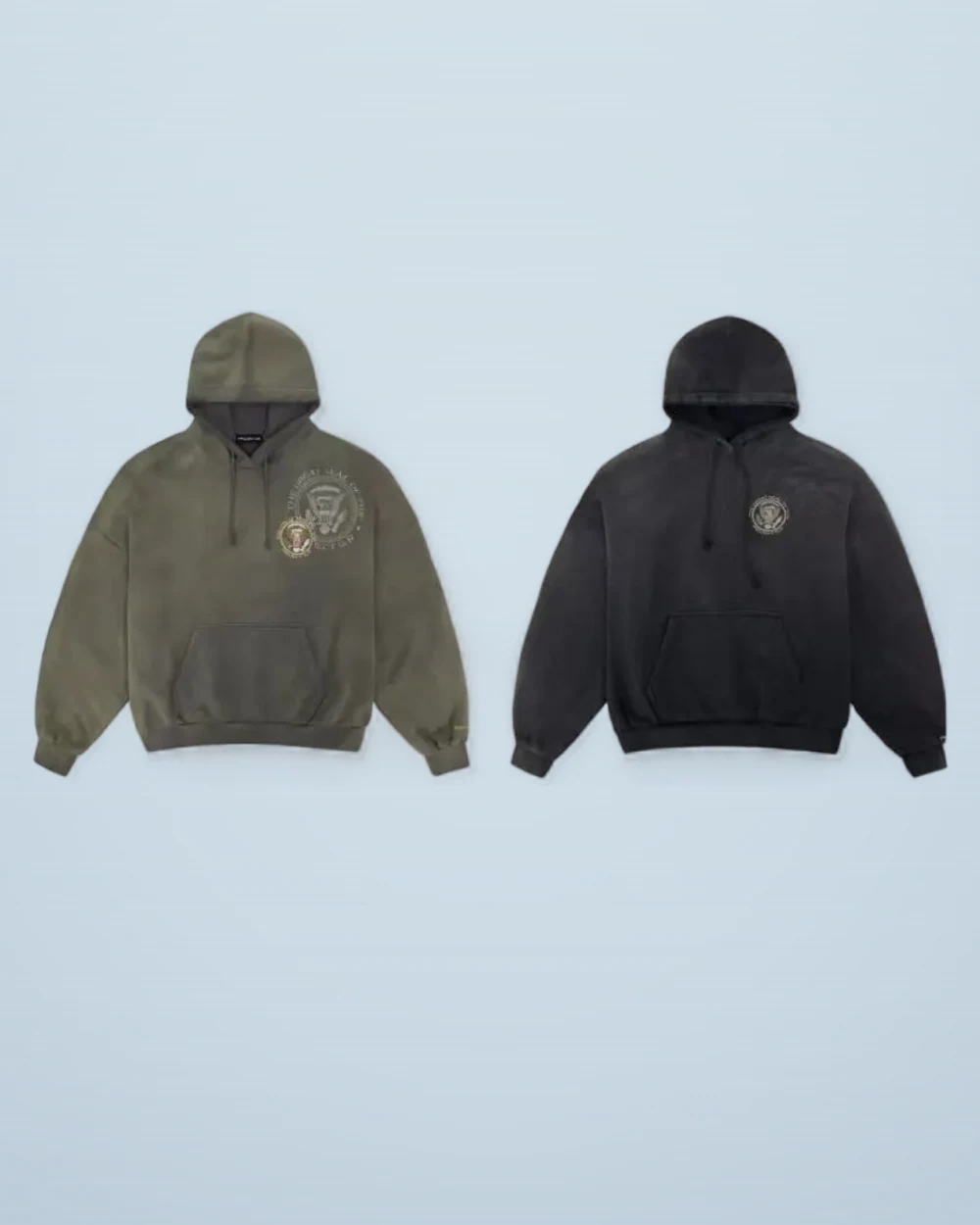 × Grailz Washed Embroidered Badge Hoodie