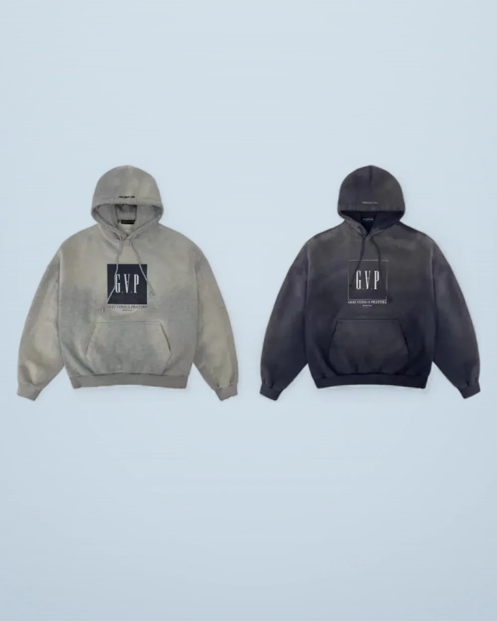× Grailz Washed 'GVP' Print Hoodie