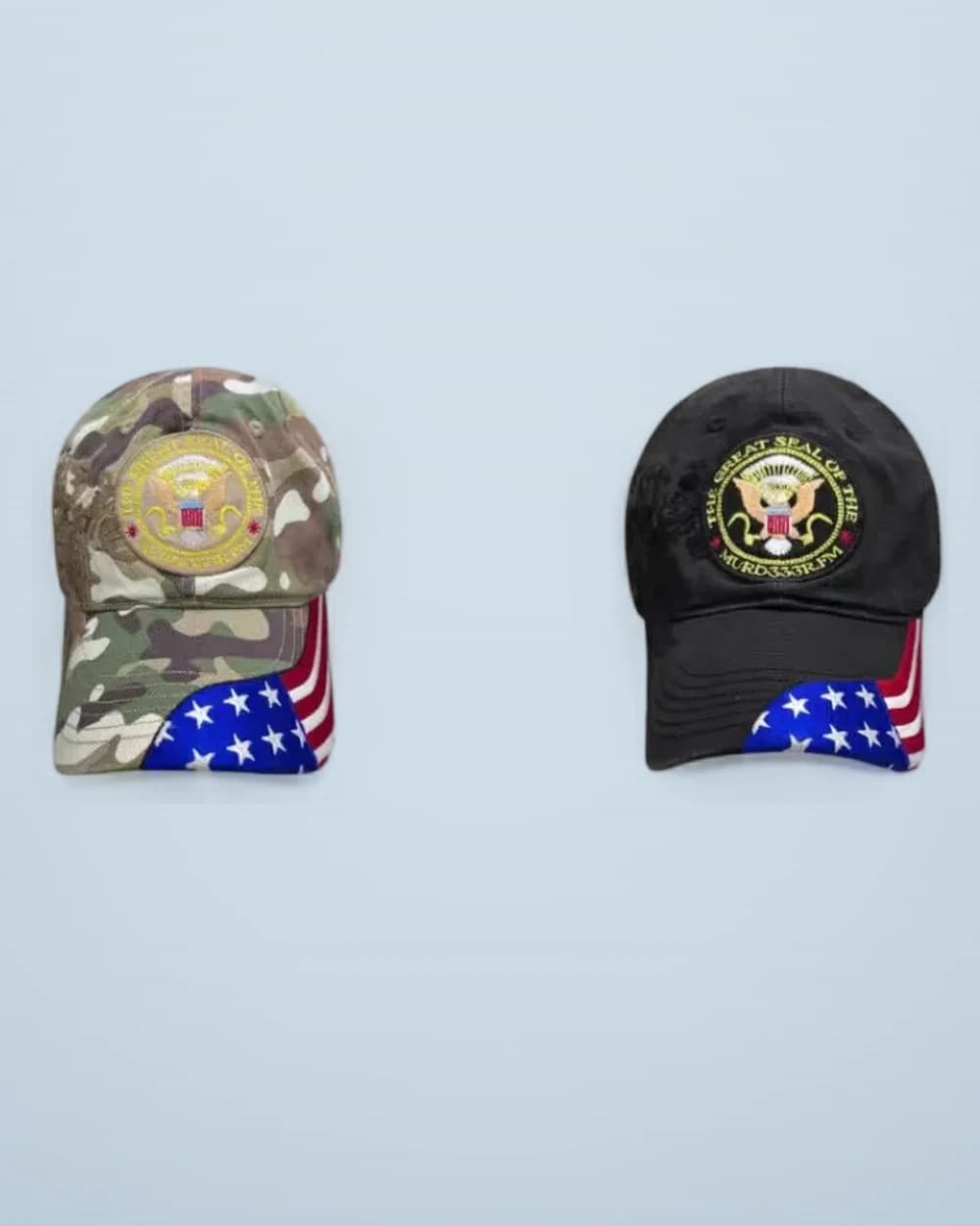 × Grailz × MFM333 Embroidered Flag Camo Cap