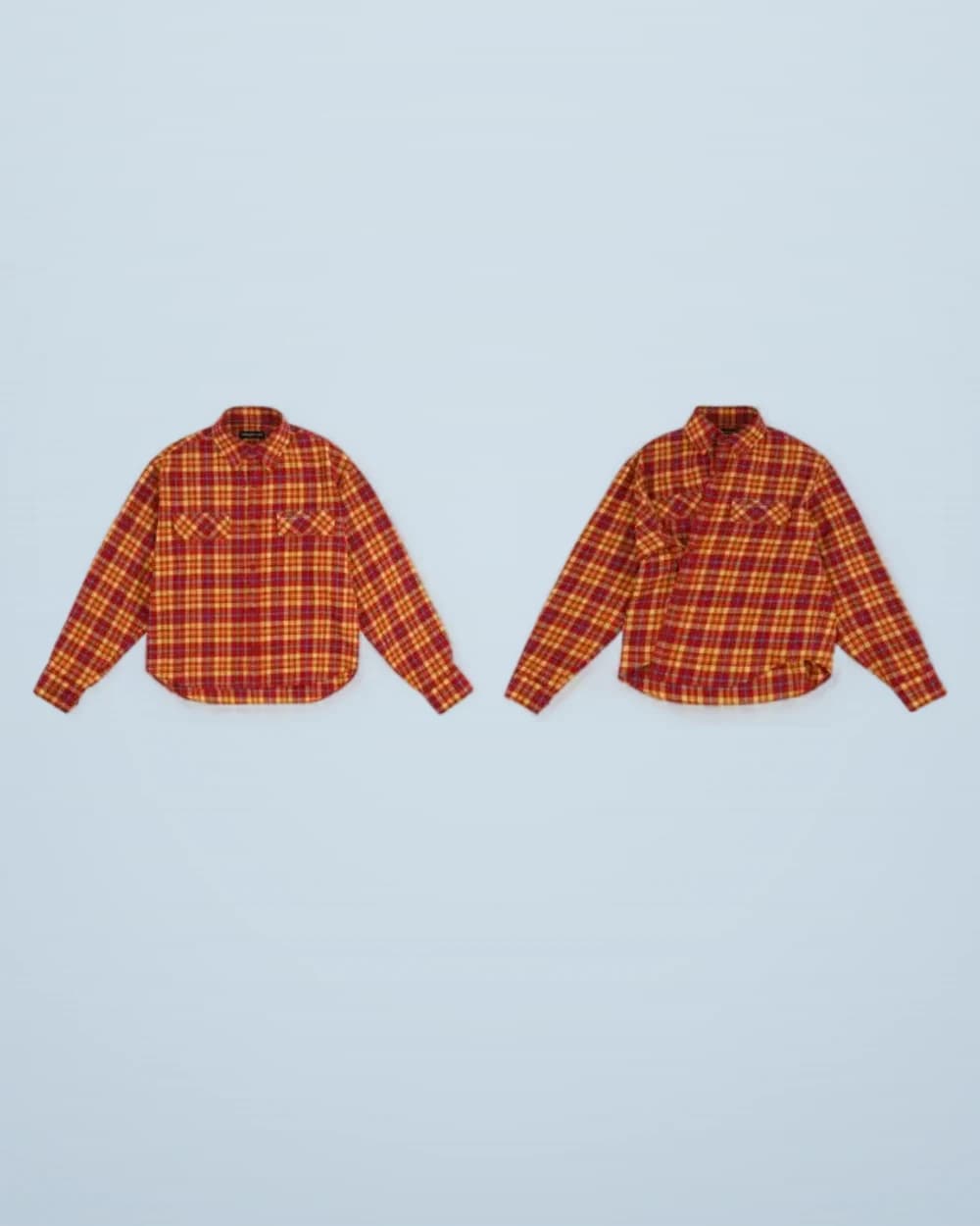 × Grailz Red/Yellow Plaid Button Shirt Jacket