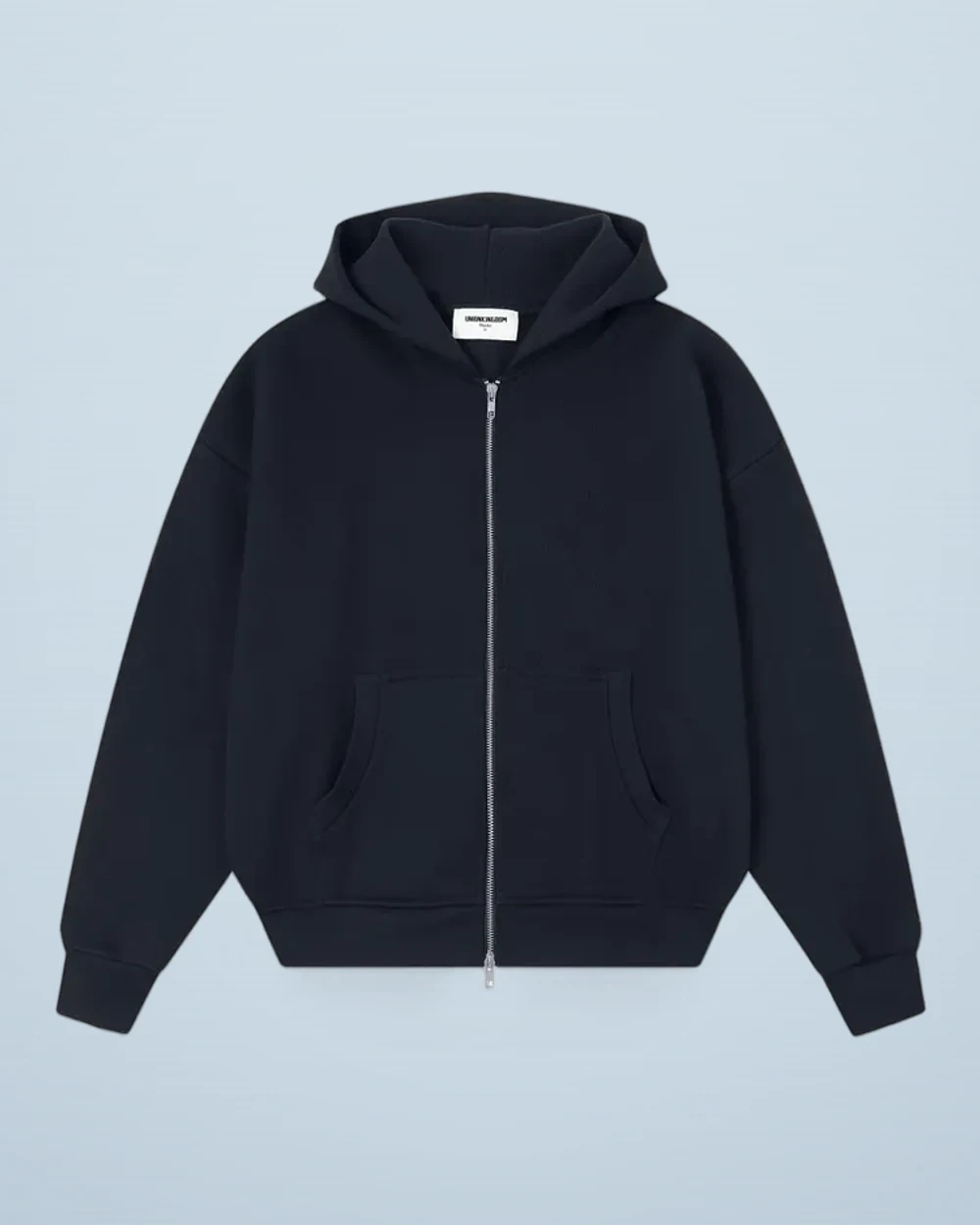 520g Boxy Crop Heavyweight Fleece Zip-Up