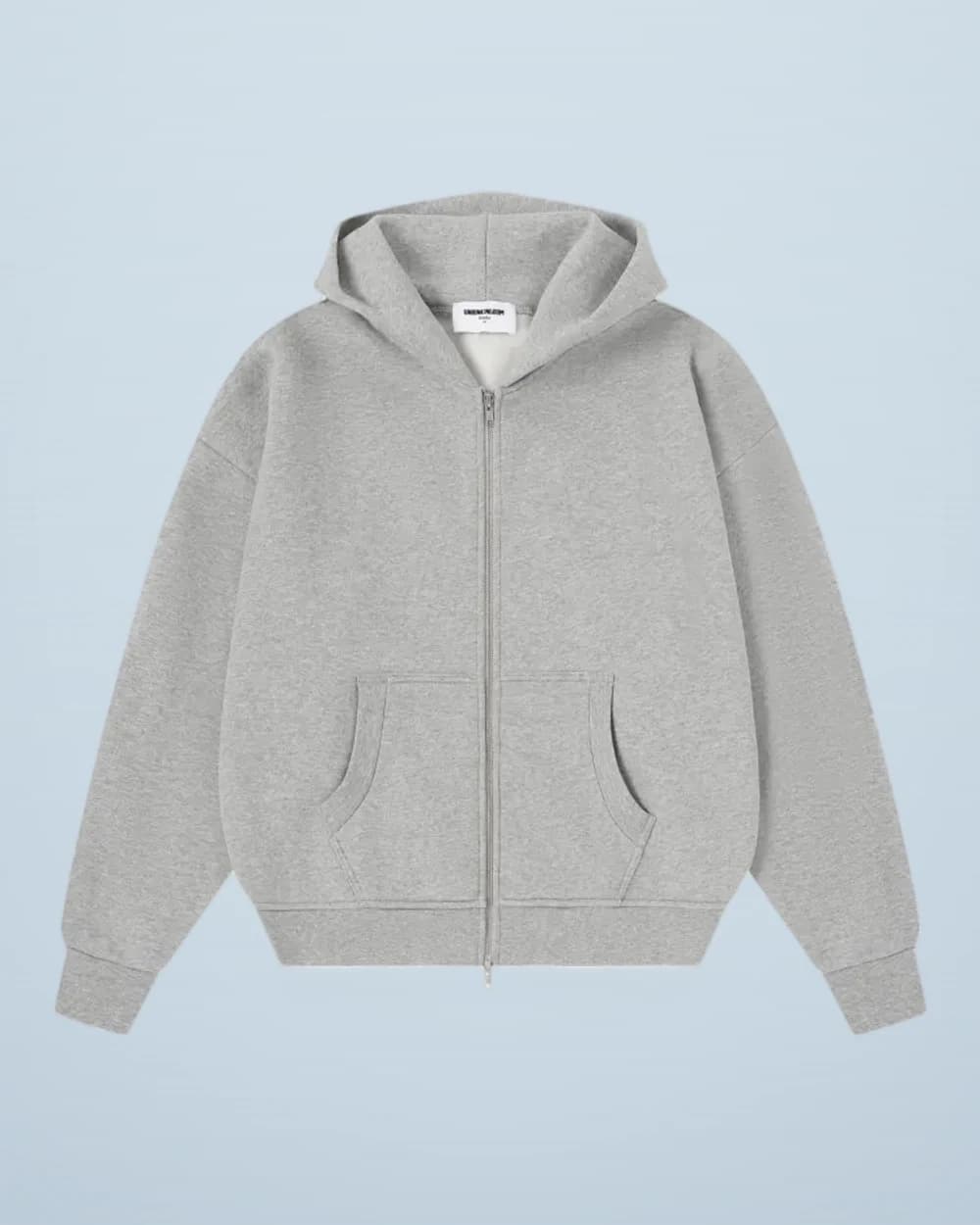 520g Boxy Crop Heavyweight Fleece Zip-Up