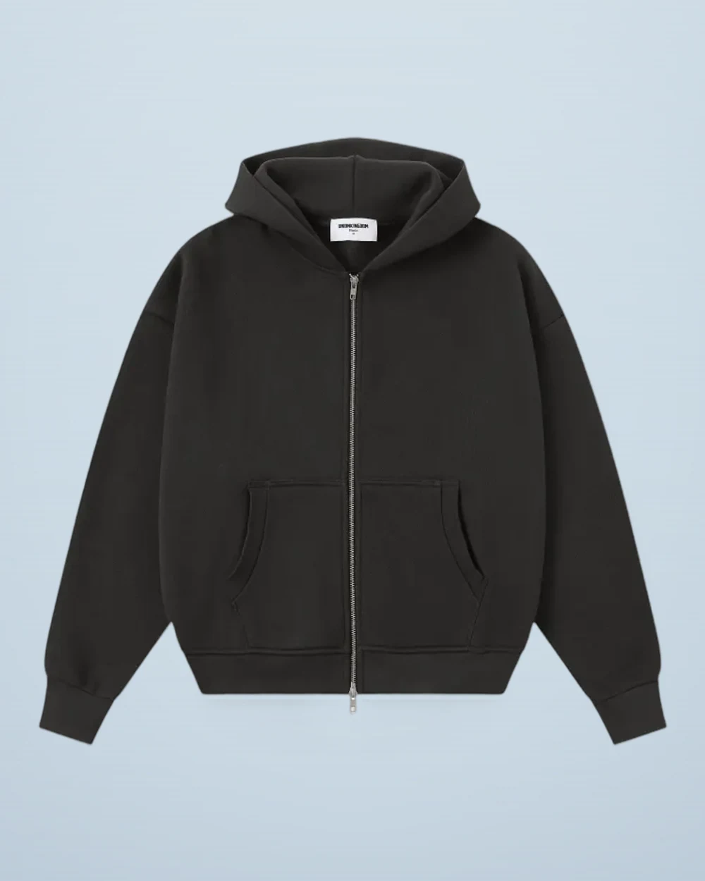 520g Boxy Crop Heavyweight Fleece Zip-Up