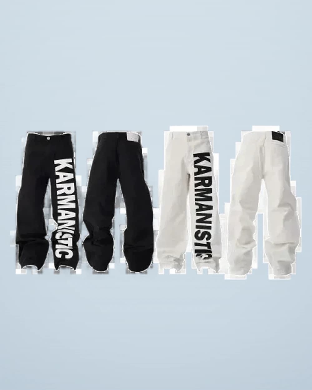 Side-Logo Jeans
