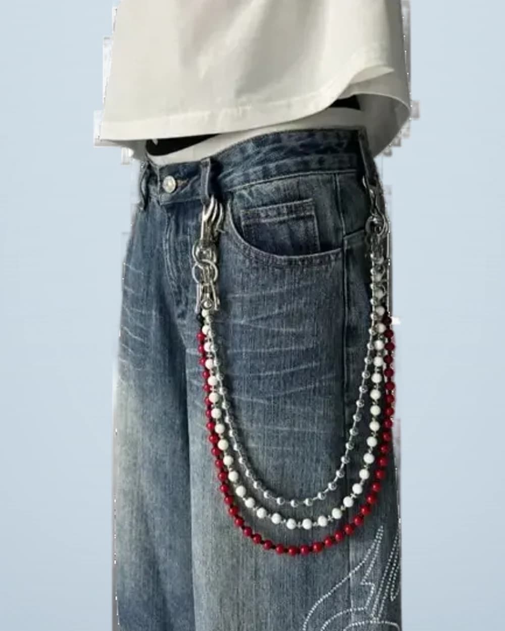 Beaded Wallet Chain
