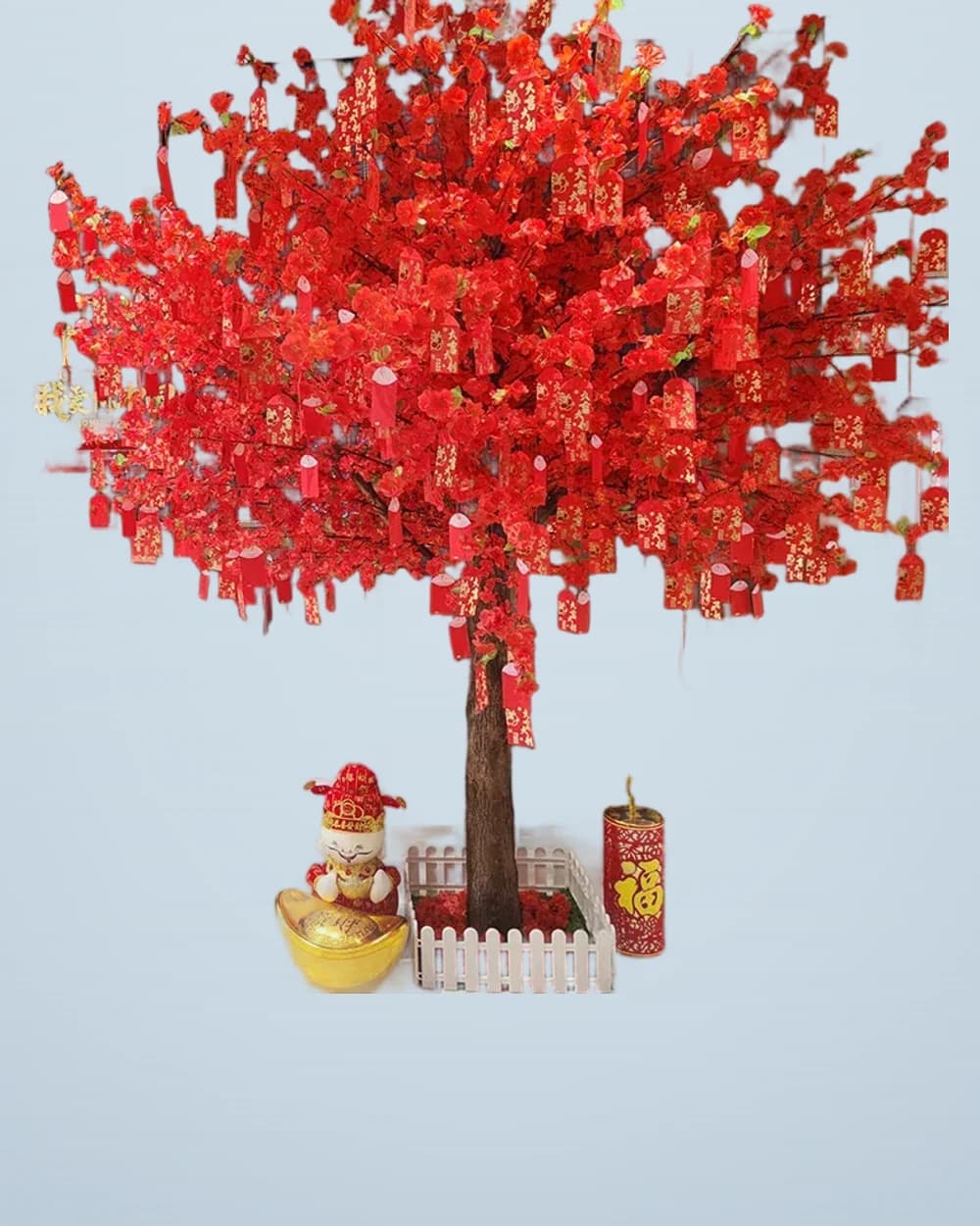 Large Artificial Peach Blossom Wishing Tree