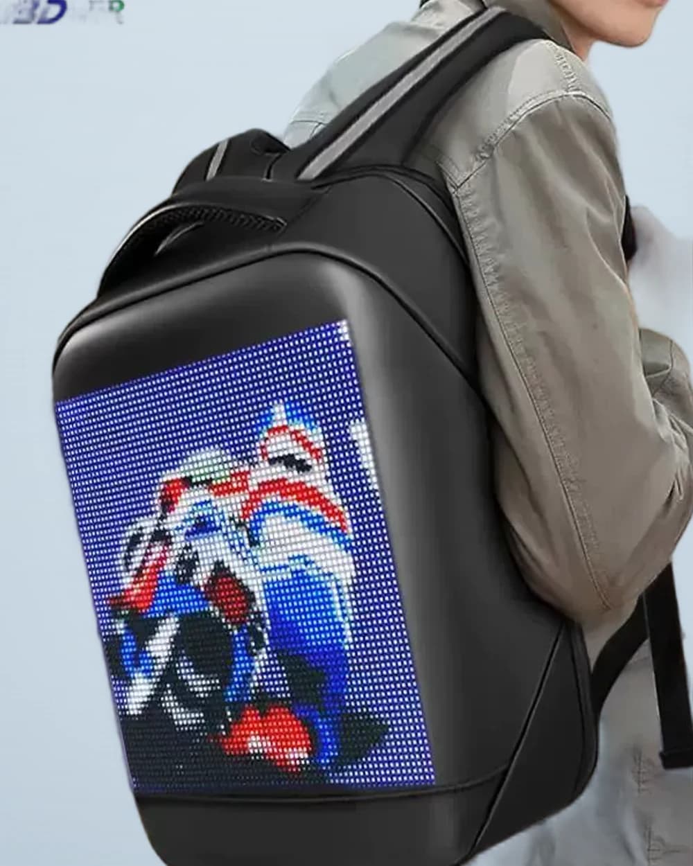LED Full-Color Screen Luminous Backpack