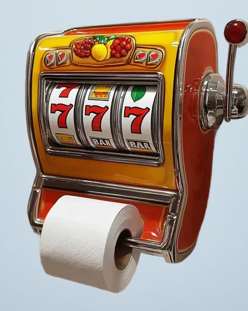 Slot Machine Toilet Paper Holder