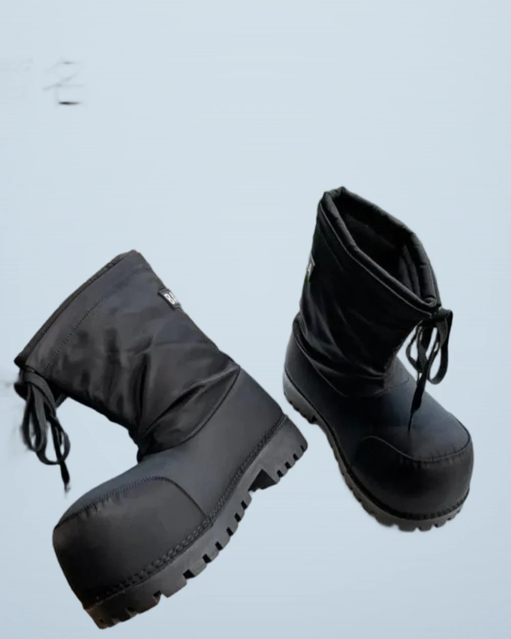 Warm Wool-Lined Velvet Snow Boots