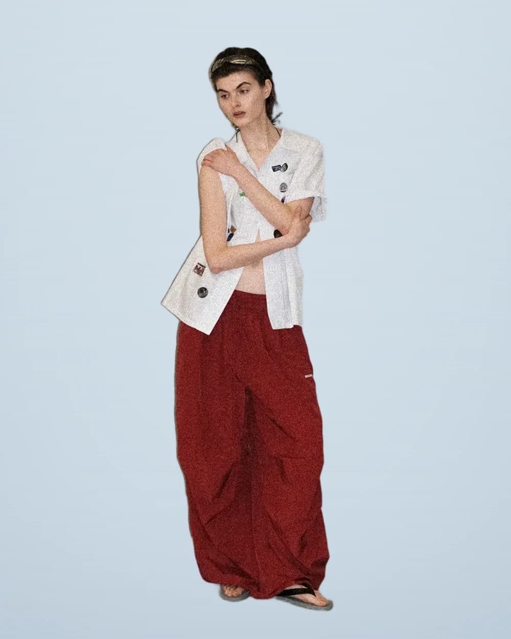Lightweight Nylon Parachute Pants
